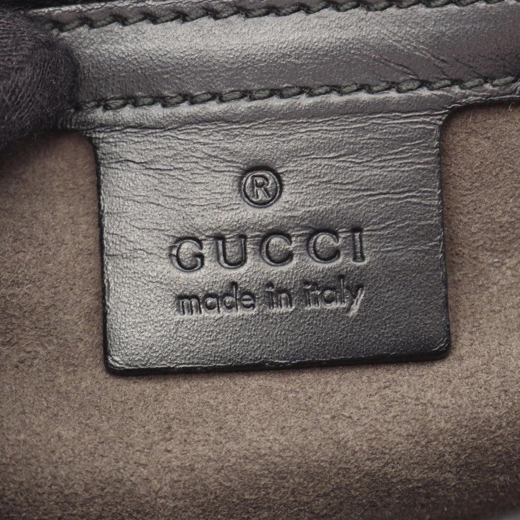 Gucci Shoulder Bag Guccissima Black Leather — view 4