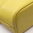 Chanel Backpack CC Logo Yellow Caviar Leather Chain — view 7