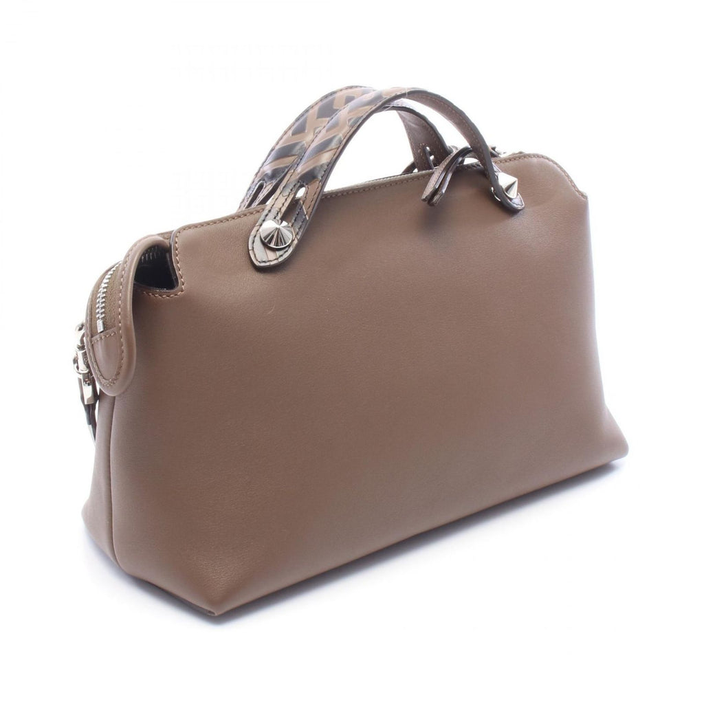 Fendi Handbag by the Way Medium Zucca Brown Black Leather — view 2