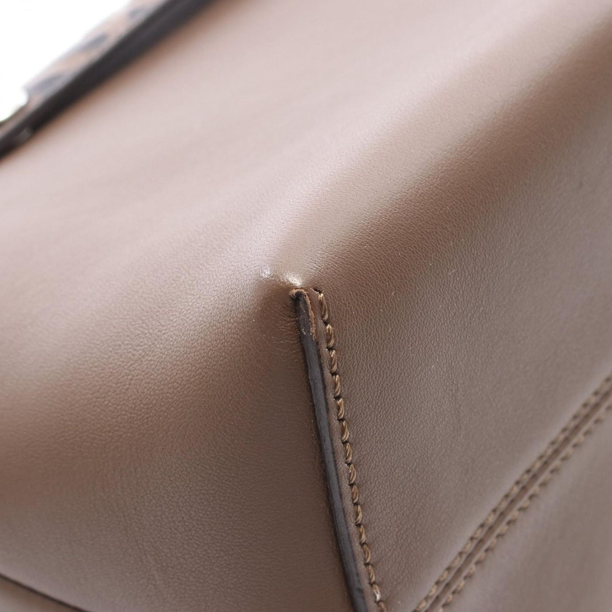 Fendi Handbag by the Way Medium Zucca Brown Black Leather — view 6