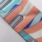 Hermes Scarf Twilly les Sangles Ribbon Silk — view 7