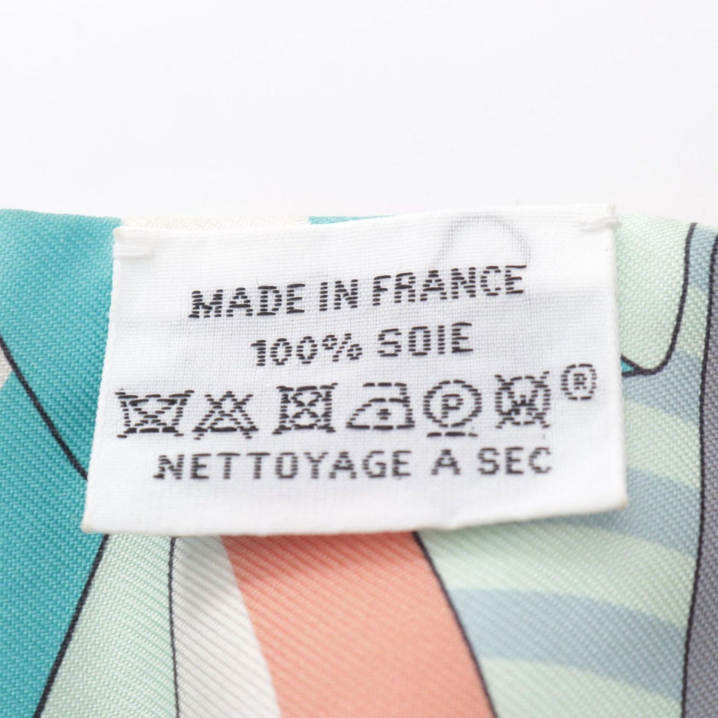 Hermes Scarf Twilly les Sangles Ribbon Silk — view 5