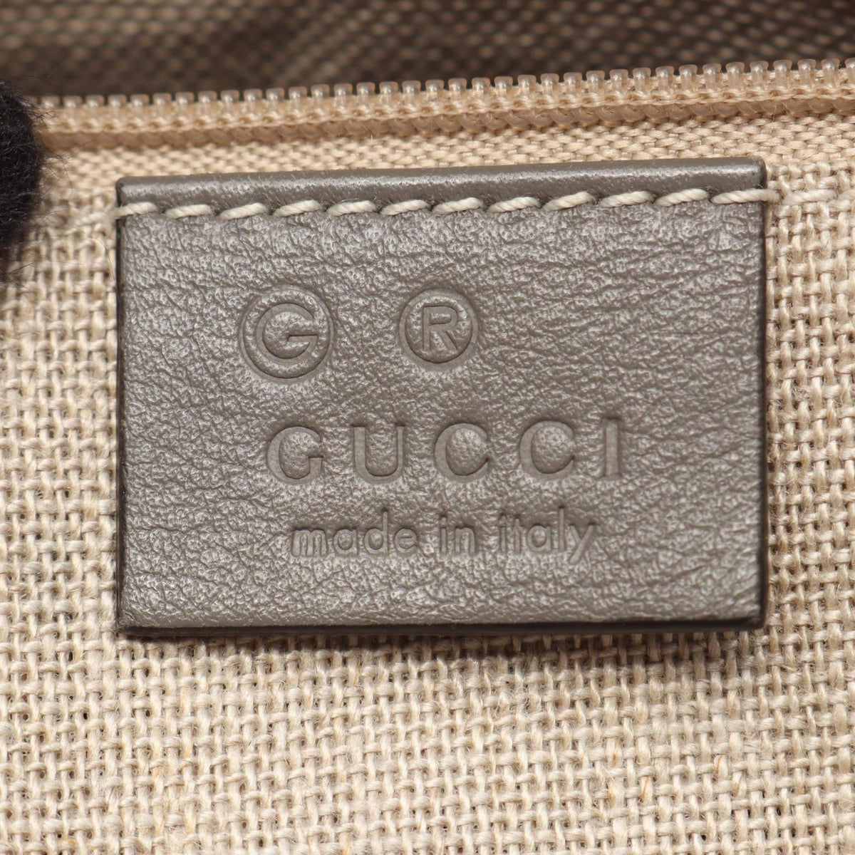 Gucci Handbag Micro Guccissima 2-Way Gray Leather — view 4