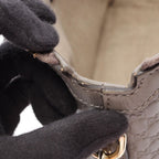 Gucci Handbag Micro Guccissima 2-Way Gray Leather — view 5