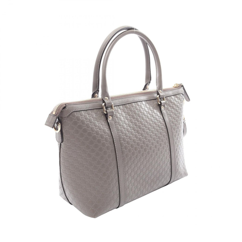 Gucci Handbag Micro Guccissima 2-Way Gray Leather — view 2