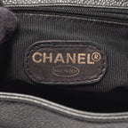 Chanel Backpack Triple Coco Black Caviar Leather Chain — view 4