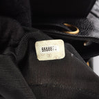 Chanel Backpack Triple Coco Black Caviar Leather Chain — view 5