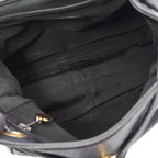 Chanel Backpack Triple Coco Black Caviar Leather Chain — view 7