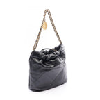 Chanel Shoulder Bag Chanel 22 Mini 2-Way Black Leather Chanel 22 Quilted Chain — view 2