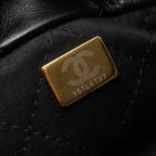 Chanel Shoulder Bag Chanel 22 Mini 2-Way Black Leather Chanel 22 Quilted Chain — view 5