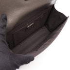 Fendi Handbag Demi Jour Piccola Gray Navy Multi Leather Exotic — view 3