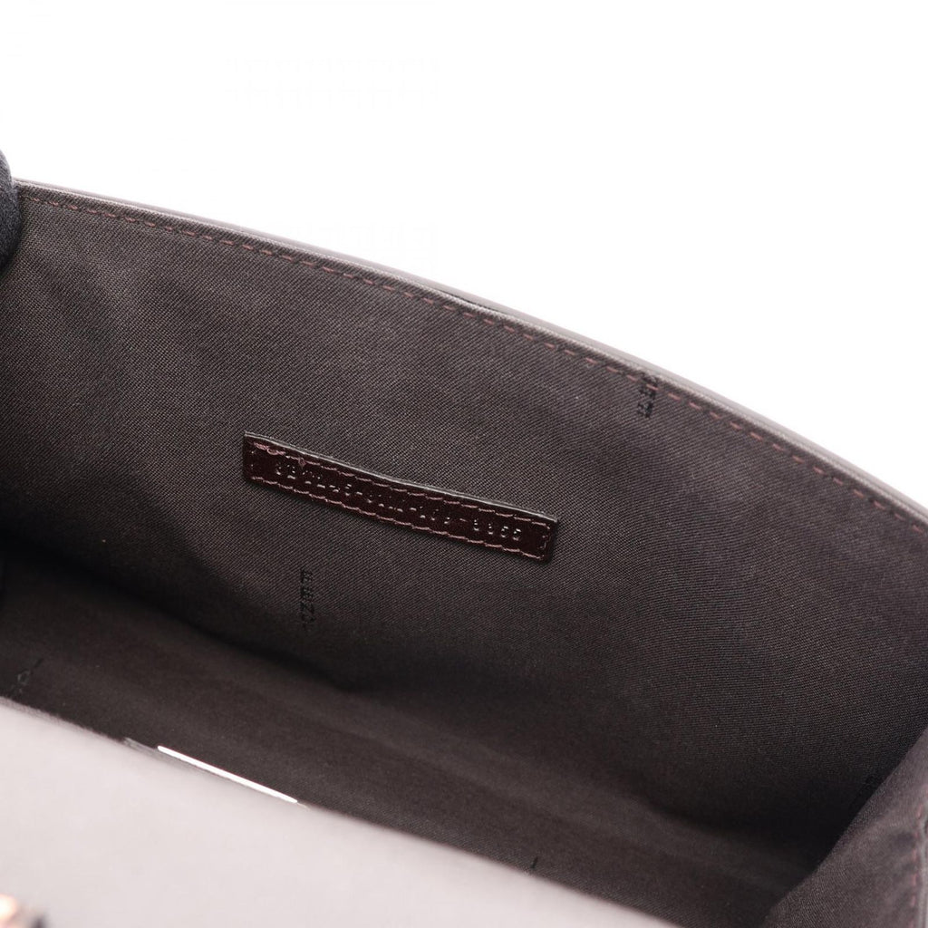 Fendi Handbag Demi Jour Piccola Gray Navy Multi Leather Exotic — view 6