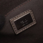 Fendi Handbag Demi Jour Piccola Gray Navy Multi Leather Exotic — view 5