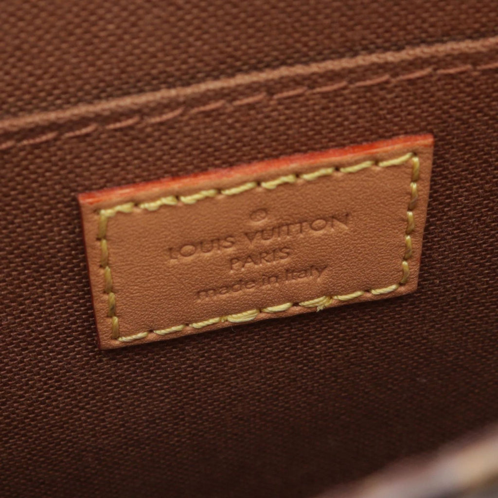 Louis Vuitton Handbag Sac Plat Monogram Leather Petite — view 4