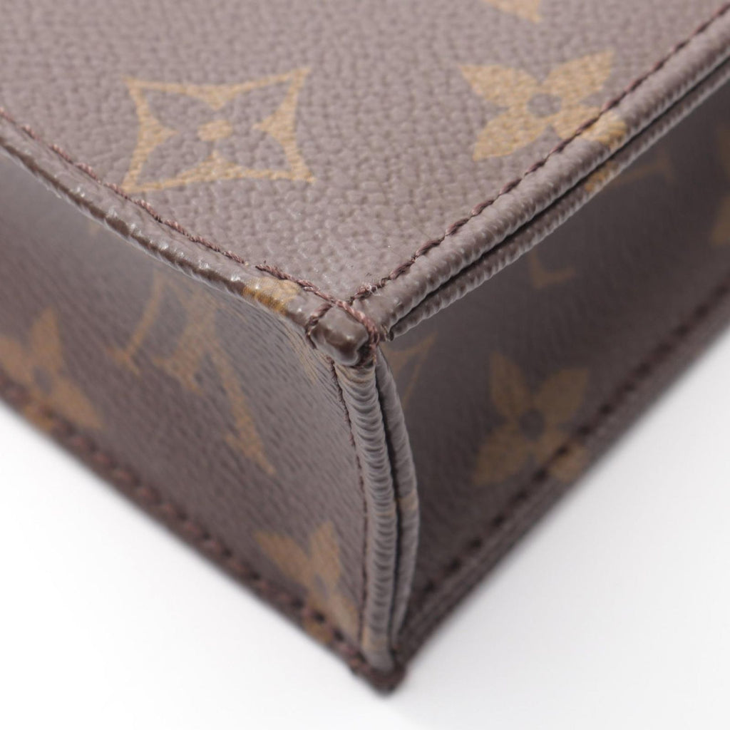 Louis Vuitton Handbag Sac Plat Monogram Leather Petite — view 6