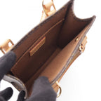 Louis Vuitton Handbag Sac Plat Monogram Leather Petite — view 3