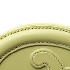 Celine Shoulder Bag Triomphe Oval Purse Cuir Light Green Leather Perth — view 7