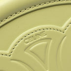 Celine Shoulder Bag Triomphe Oval Purse Cuir Light Green Leather Perth — view 4