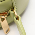 Celine Shoulder Bag Triomphe Oval Purse Cuir Light Green Leather Perth — view 8