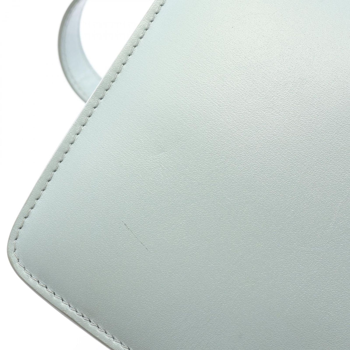 Celine Shoulder Bag Classic Small Light Blue Leather — view 8