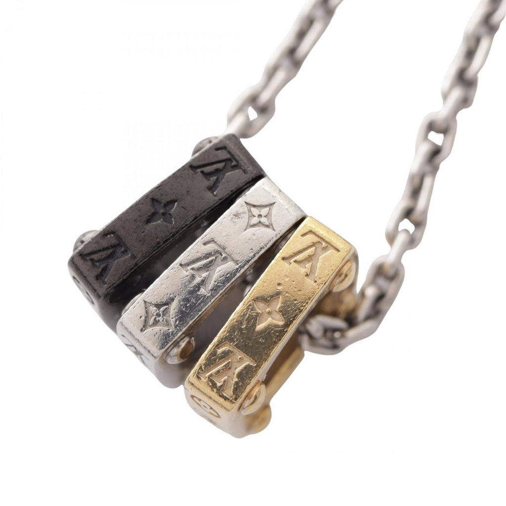 Louis Vuitton Necklace Monogram Gold — view 2