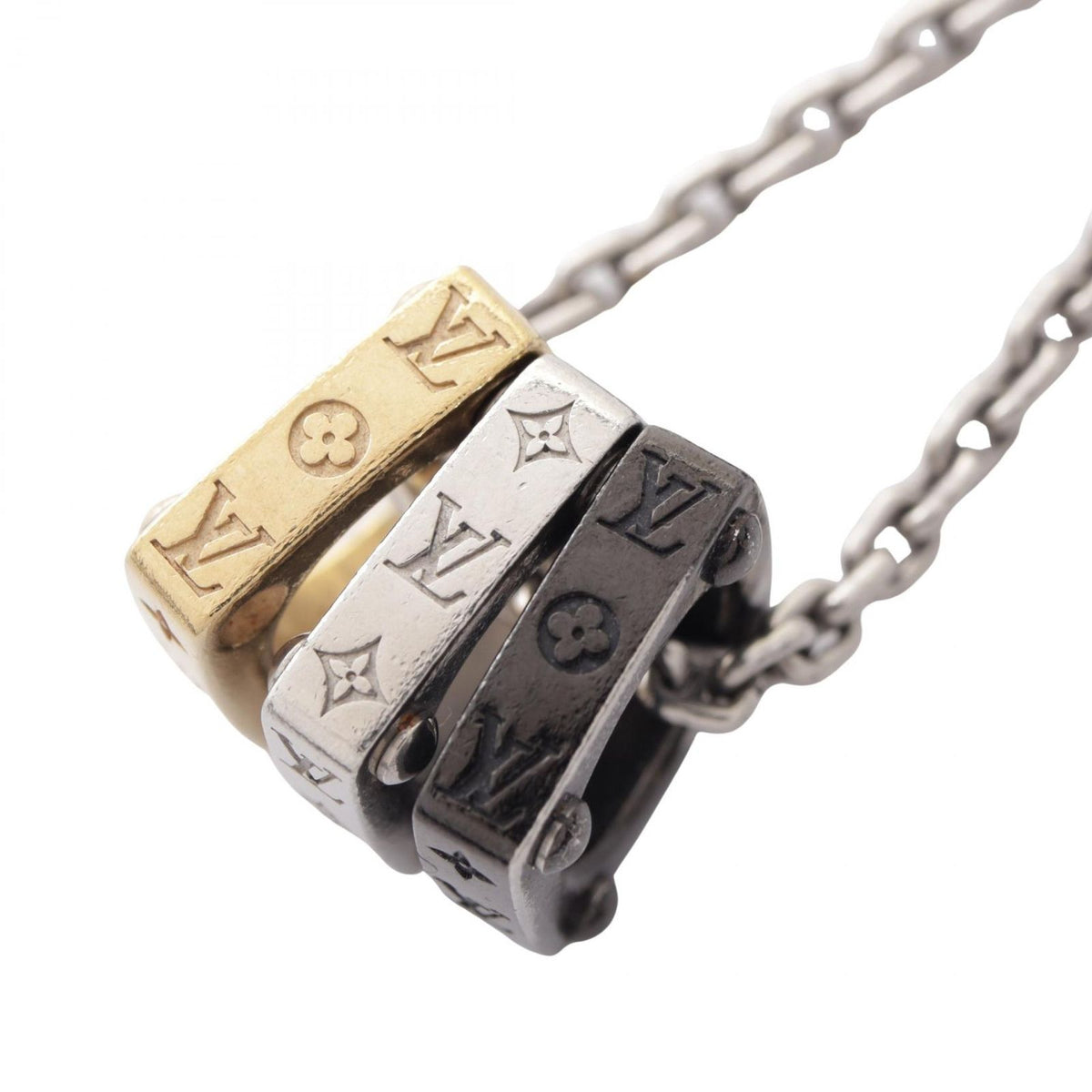 Louis Vuitton Necklace Monogram Gold
