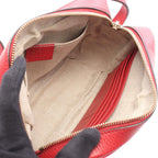 Gucci Shoulder Bag Bree GG Canvas Beige Brown Red — view 3