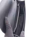 Prada Shoulder Bag City Calfskin Saffi Electra Studs Black Leather — view 3