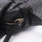 Chanel Shoulder Bag Coco Cocoon Small Messenger Black Nylon Leather PM — view 7