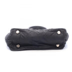 Chanel Tote Bag Paris New York Line Black Nylon Leather — view 7