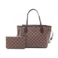 Louis Vuitton Tote Bag Neverfull PM Damier Ebene Leather