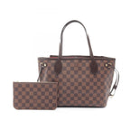 Louis Vuitton Tote Bag Neverfull PM Damier Ebene Leather