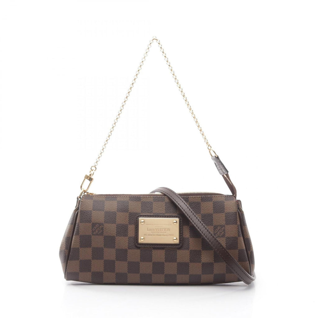 Louis Vuitton Handbag Damier Ebene Leather