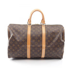 Louis Vuitton Boston Bag Keepall 45 Monogram Leather