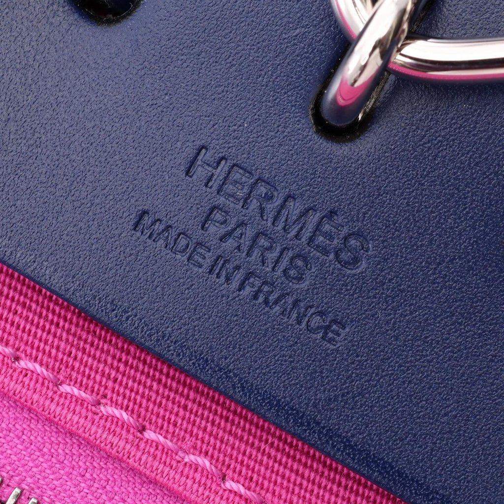 Hermes Handbag Herbag Zip PM Magnolia Blue Saphir 2-Way Ship — view 4