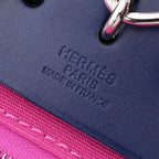 Hermes Handbag Herbag Zip PM Magnolia Blue Saphir 2-Way Ship — view 4