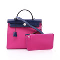 Hermes Handbag Herbag Zip PM Magnolia Blue Saphir 2-Way Ship