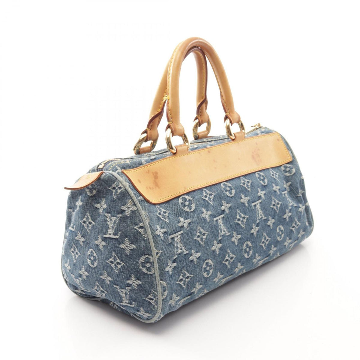 Louis Vuitton Handbag Neo Speedy Monogram Denim Blue — view 2