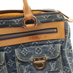 Louis Vuitton Handbag Neo Speedy Monogram Denim Blue — view 8