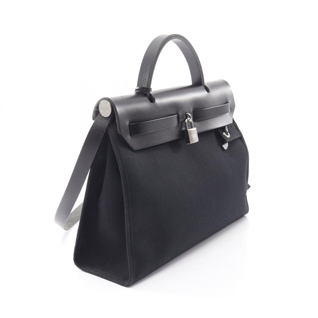 Hermes Handbag Herbag Zip PM 2-Way Black — view 2