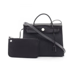 Hermes Handbag Herbag Zip PM 2-Way Black