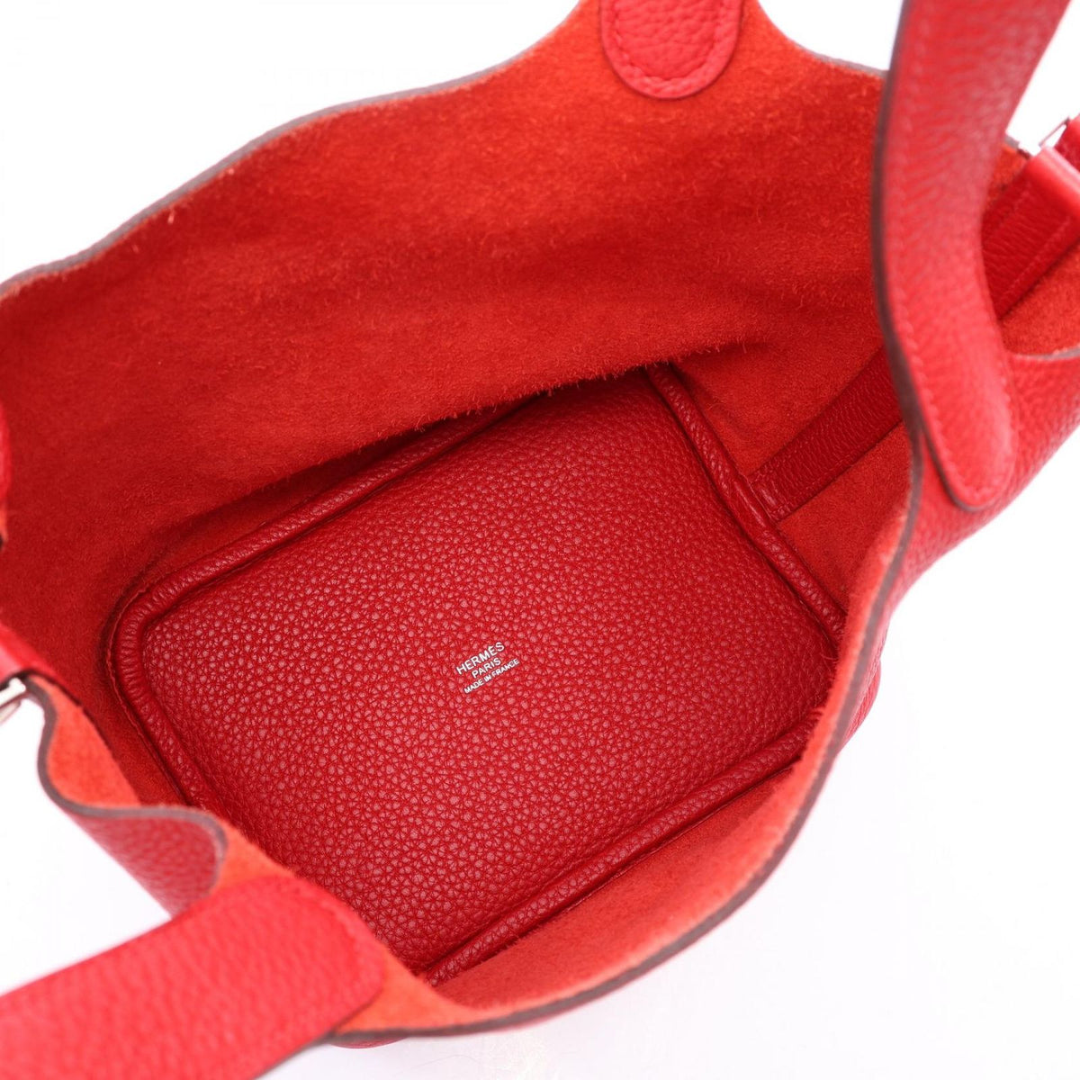 Hermes Handbag Picotin Lock PM Rouge Casaque — view 3