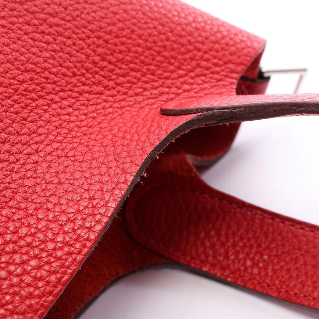 Hermes Handbag Picotin Lock PM Rouge Casaque — view 8