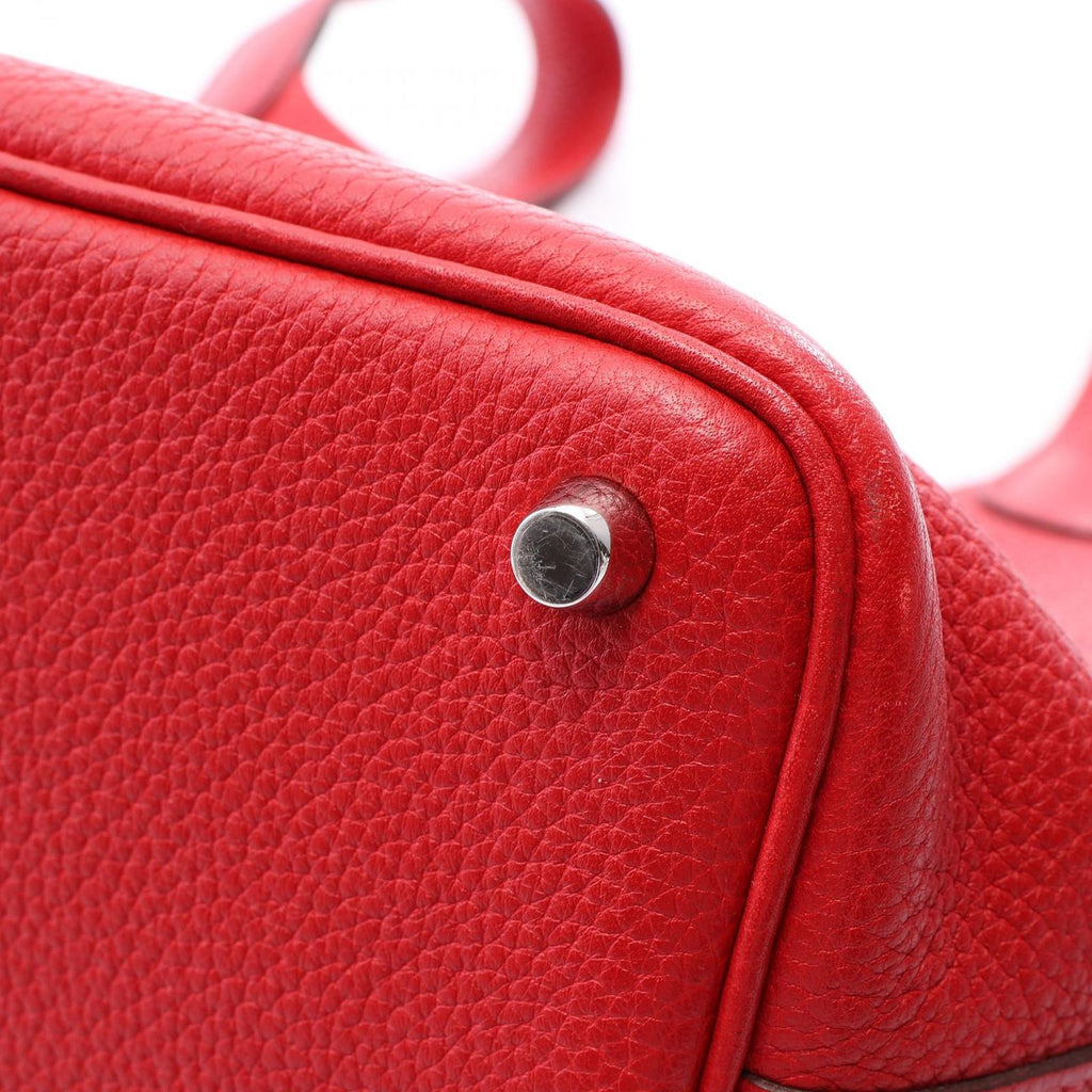 Hermes Handbag Picotin Lock PM Rouge Casaque — view 7