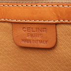 Celine Tote Bag Macadam Dark Brown Camel Leather — view 4