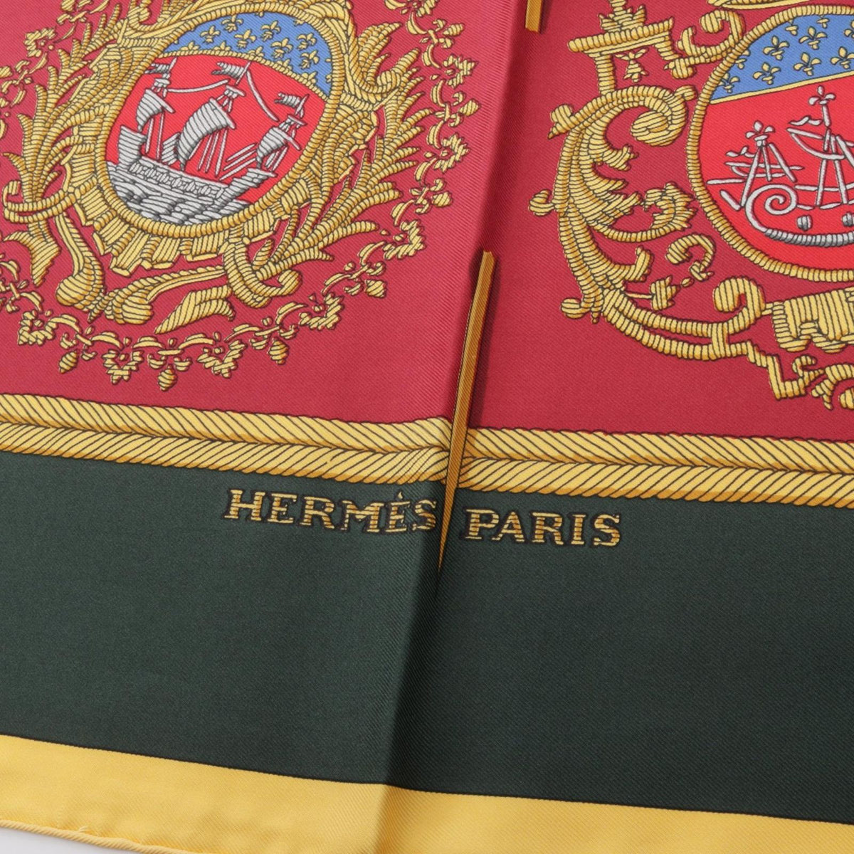 Hermes Scarf Carre 90 les Armes de Paris Silk — view 6
