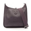 Hermes Shoulder Bag Evelyne 3 Trois GM Raisin