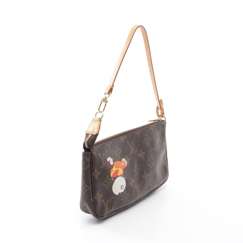 Louis Vuitton Handbag Pochette Accessoires Leather LV x Takashi Murakami — view 2