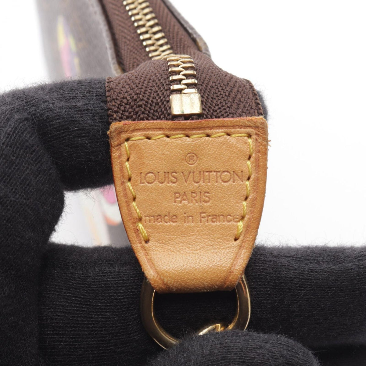 Louis Vuitton Handbag Pochette Accessoires Leather LV x Takashi Murakami — view 4