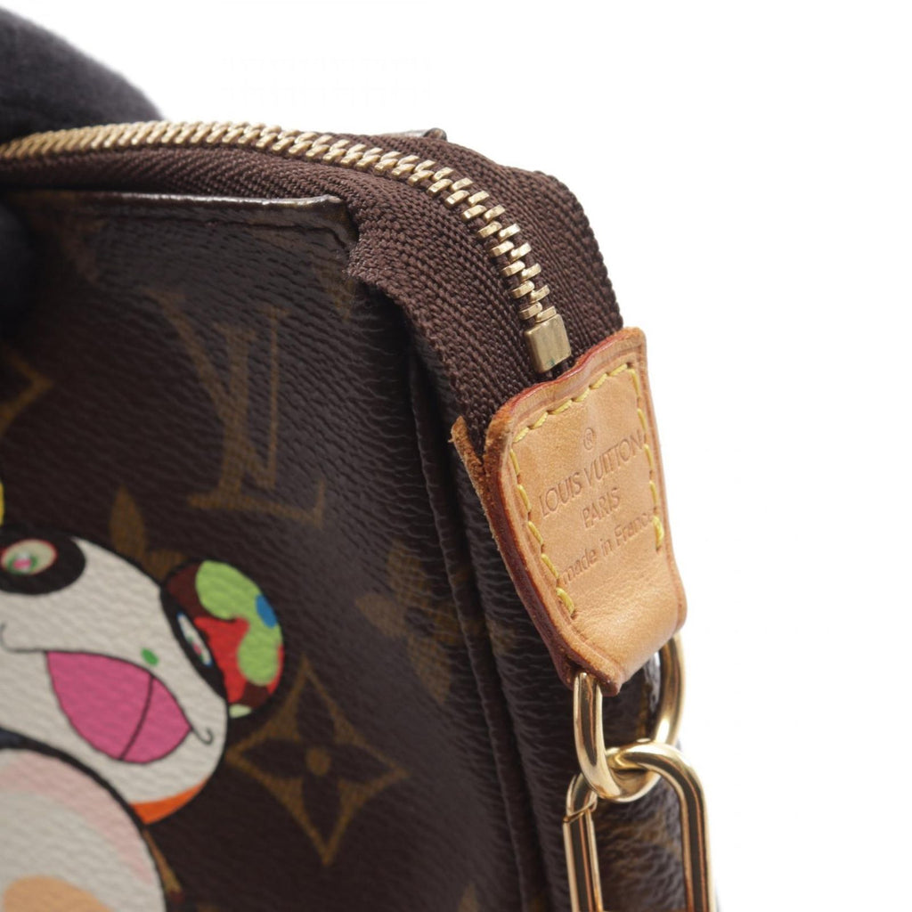 Louis Vuitton Handbag Pochette Accessoires Leather LV x Takashi Murakami — view 8